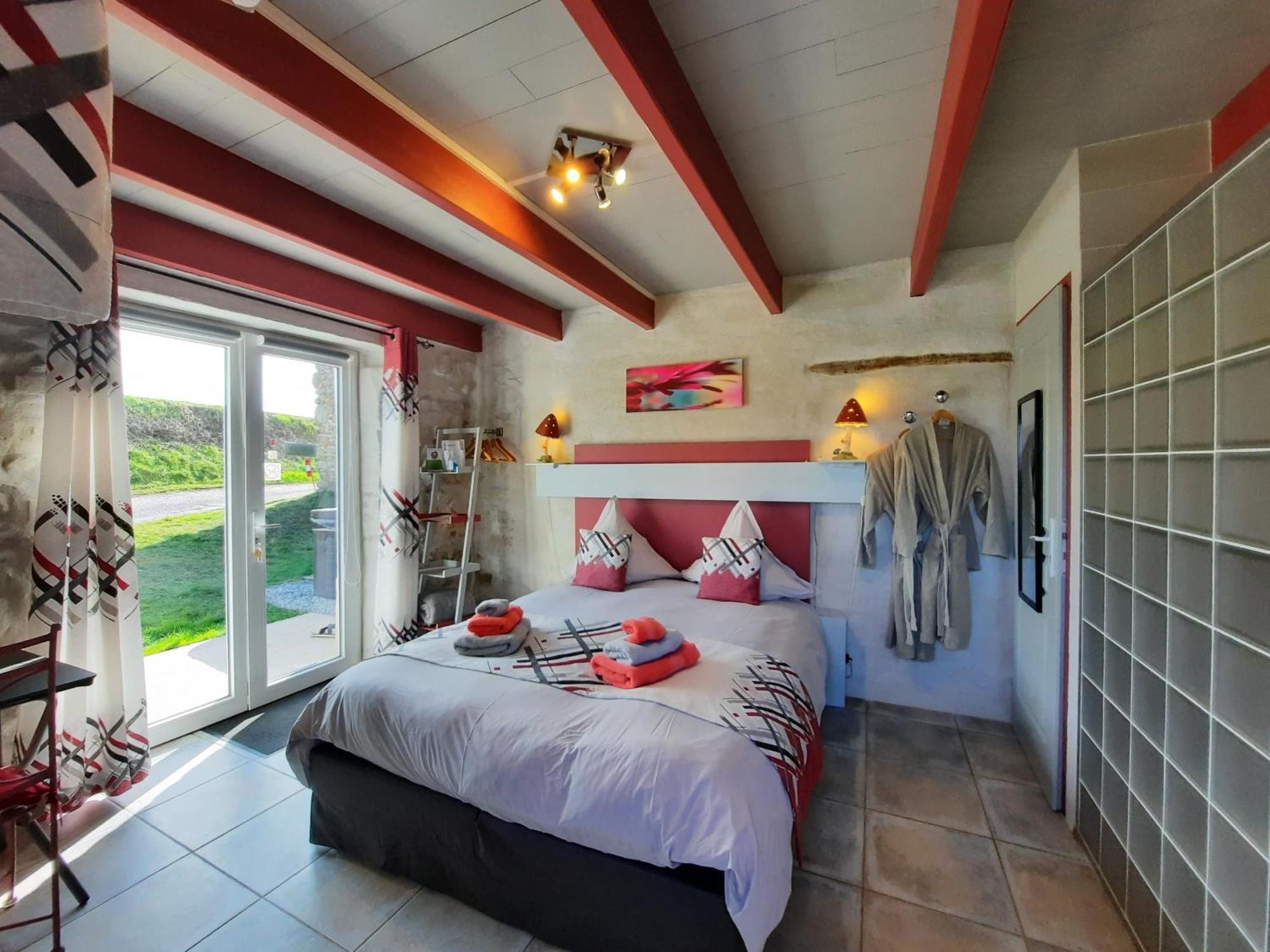 Bed and Breakfast L'Echappee Tremoussante Saint-Barthélemy-de-Vals Pokój zdjęcie